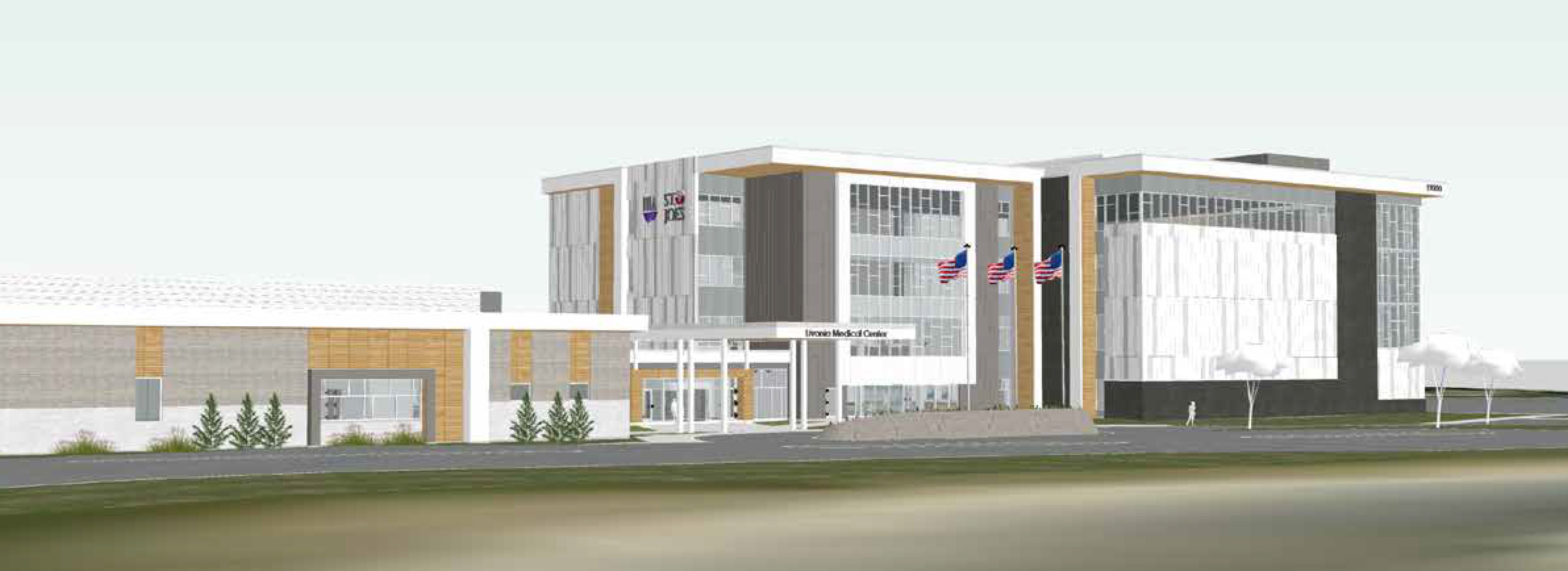 Livonia Medical Center Rendering Livonia Medical Center Rendering